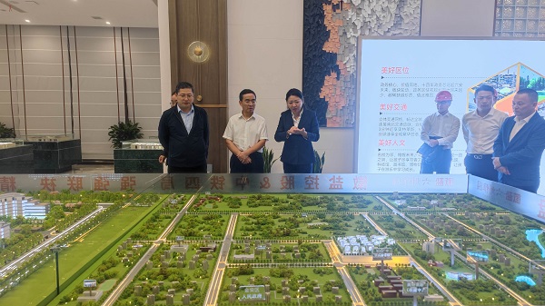 王思军到AGGAME等三家公司德阳项目调研督导工作